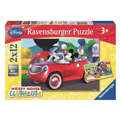 Ravensburger Puzzle 2x12 pz 36m+ (26x18cm) DISNEY MICKEY AND FRIENDS Assortito 7565