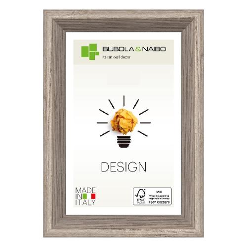 Bubola & Naibo Cornice legno (13x18cm) DESIGN OLIMPIA Grigio 7110 12 04