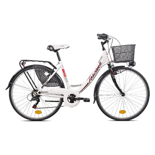 Legnano Bici Olanda ( 6 vel ) 26" TOSCANA Acciaio Bianco lucido 202286