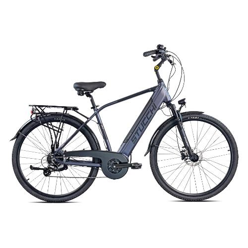 Stucchi City Bike elettrica 28" ( 36V; 13Ah 482 Wh ) URBAN Grigio 22S235