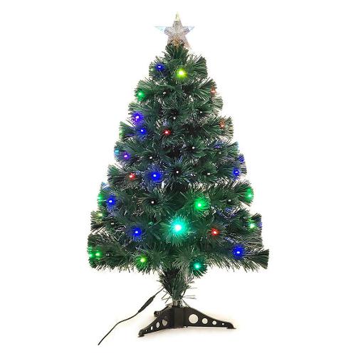 General Trade Albero di natale Fibra ottica luminoso 95 luci 472842 (120cm)