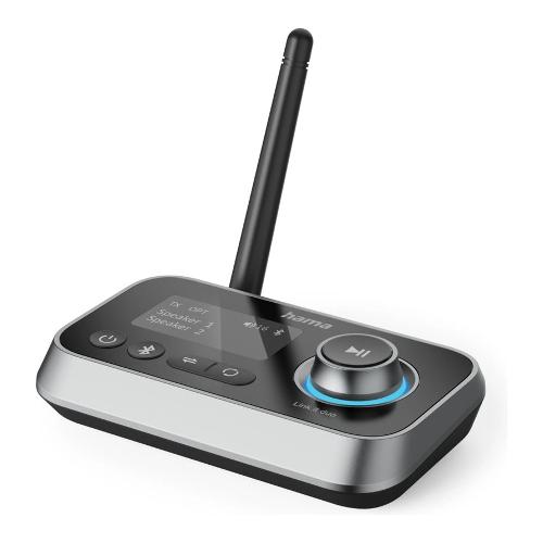 Hama Ricevitore audio bluetooth LINK IT Duo RX TX Black e Grey 00205322