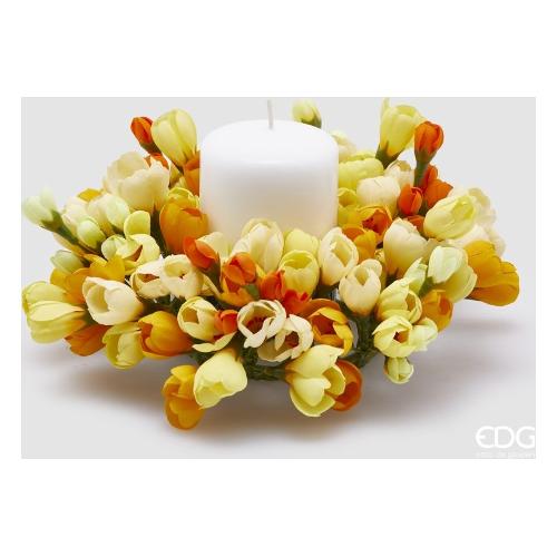 Edg Corona decorativa (21cm) Crocus Orange 219967 26