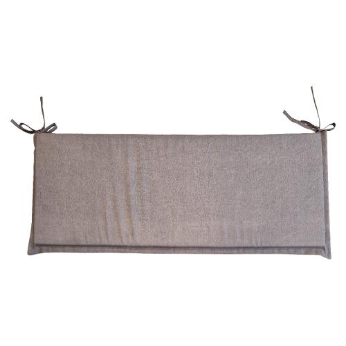 Olibò Cuscino panca misto cotone 2 posti Perla 22 (115x45x3,5cm) Sfoderabile