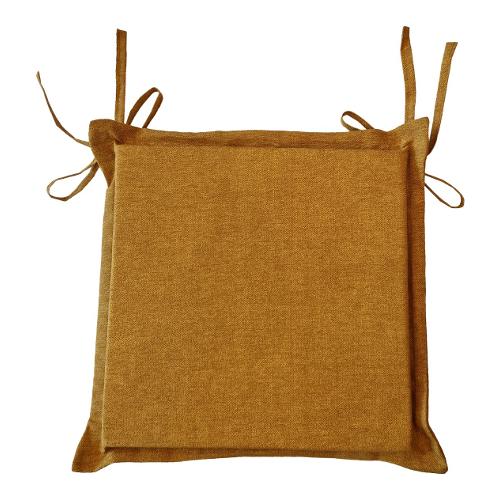 Olibò Cuscino seduta misto cotone Oro 30 (42x42x4cm) Sfoderabile