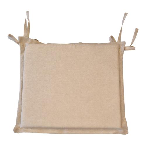 Olibò Cuscino seduta misto cotone Naturale 29 (49x52x4cm) Sfoderabile