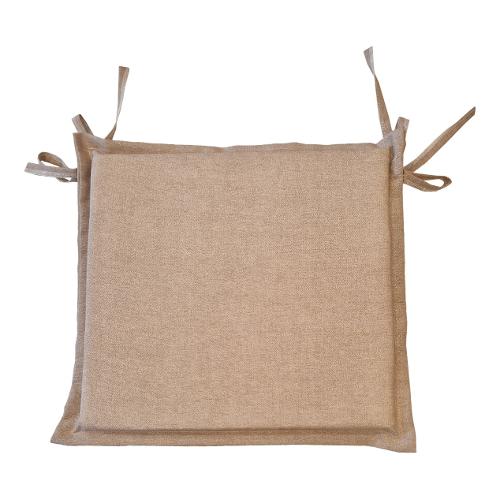 Olibò Cuscino seduta misto cotone Beige 02 (49x52x4cm) Sfoderabile