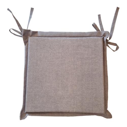 Olibò Cuscino seduta misto cotone Perla 22 (42x42x4cm) Sfoderabile