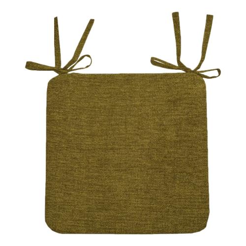 Olibò Cuscino seduta misto cotone Trill Erba 15 (43x43x5cm) Sfoderabile