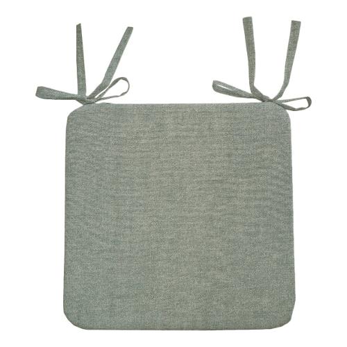 Olibò Cuscino seduta misto cotone Trill Acqua 32 (43x43x5cm) Sfoderabile