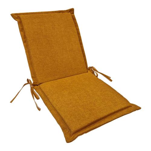 Olibò Cuscino basso misto cotone Oro 30 Sfoderabile