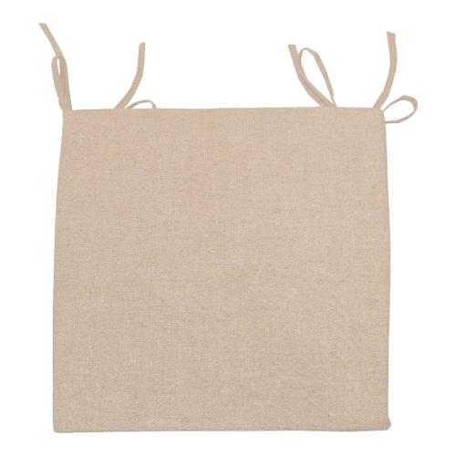 Olibò Cuscino seduta misto cotone Naturale 29 (40x40x5cm) Sfoderabile