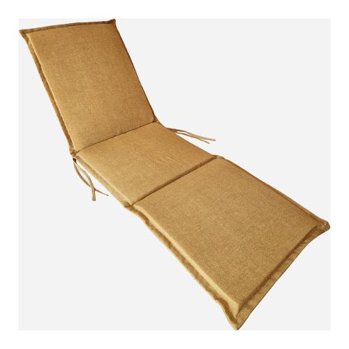 Olibò Cuscino lettino misto cotone Oro 30 (56x180x3,5cm) Sfoderabile