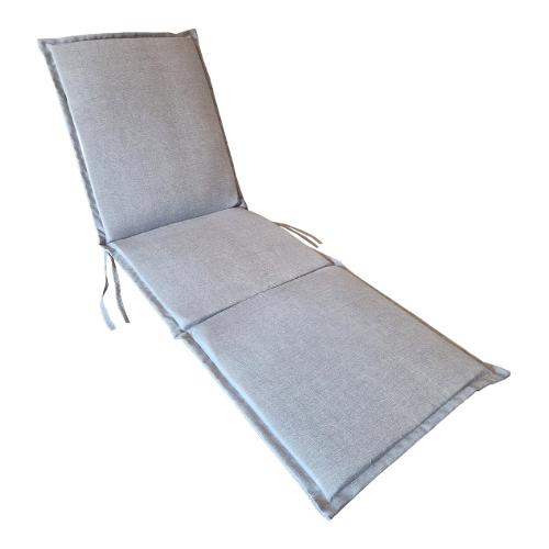 Olibò Cuscino lettino misto cotone Perla 22 (56x180x3,5cm) Sfoderabile