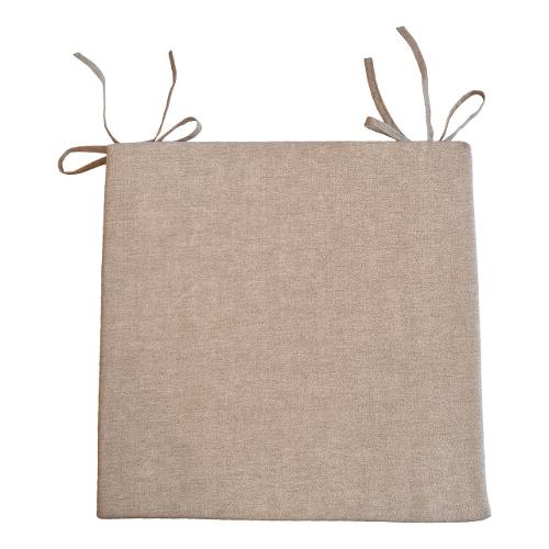Olibò Cuscino seduta misto cotone Beige 02 (45x45x5cm) Sfoderabile