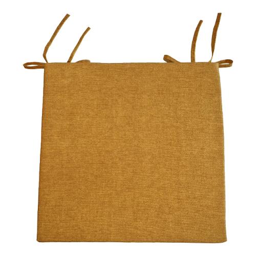 Olibò Cuscino seduta misto cotone Oro 30 (45x45x5cm) Sfoderabile