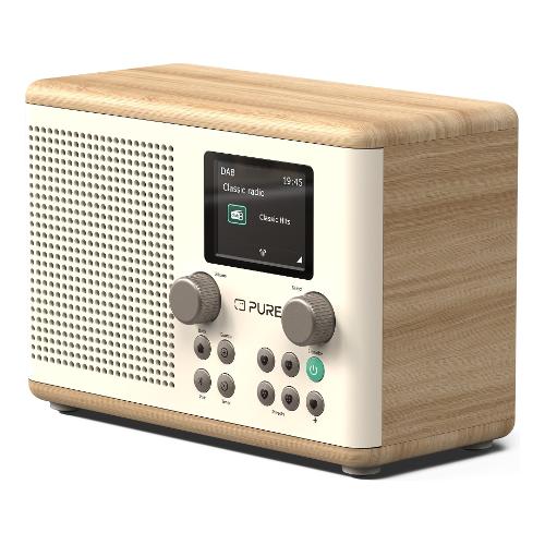 Pure Radio CLASSIC H4 Dab+ Cotton white e Oak 252982