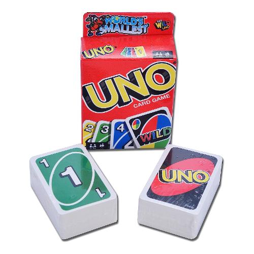 Giochi Preziosi Gioco viaggio Carte Uno WORLD'S SMALLEST WRL07000