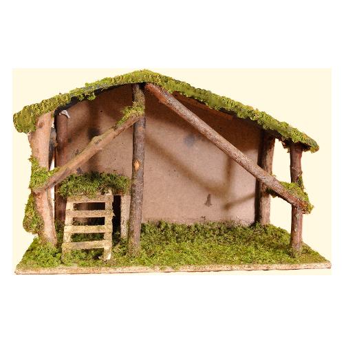 Rossi Rosa Capanna presepe Con scaletta 86191