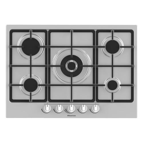 Hisense Piano cottura gas 5 zone GM773XF Inox (70cm) 736731
