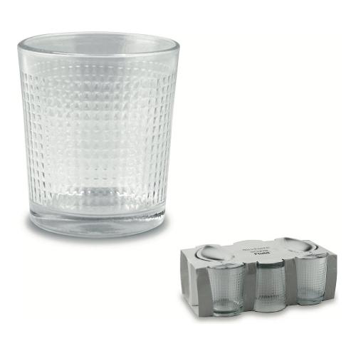 Cve Set bicchieri Acqua 6 pz Vetro (260ml) FLUID Trasparente 701807