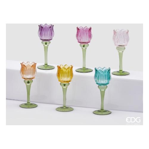 Edg Candelabro 1F (19cm) TULIPE Assortito 440000 5A999