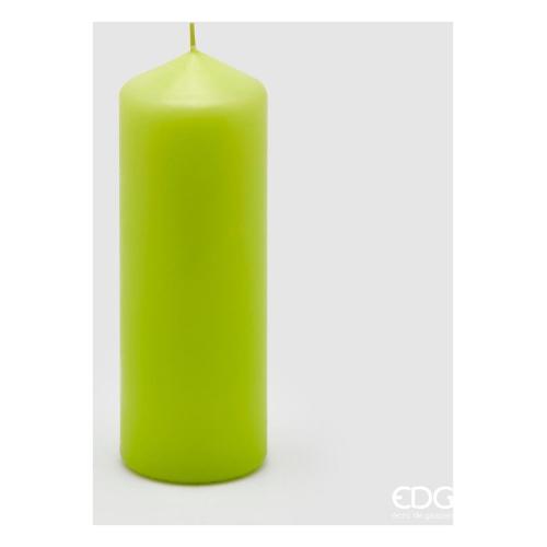 Edg Candela cilindro (6,8x20cm) CLASSIC Verde chiaro 613558 71