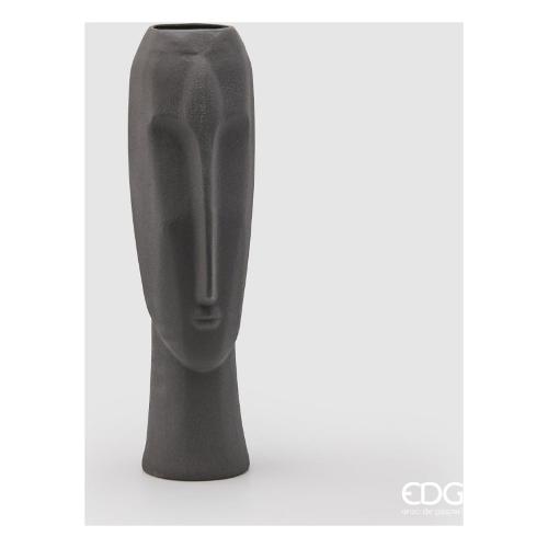 Edg Vaso Ceramica (20x17x59cm) Mohai CHAKRA Grigio 017348 990