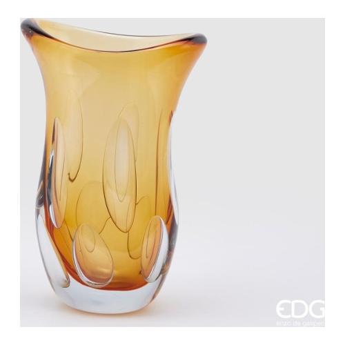 Edg Vaso Vetro (30cm) FLUXUS Ambra 107889 470