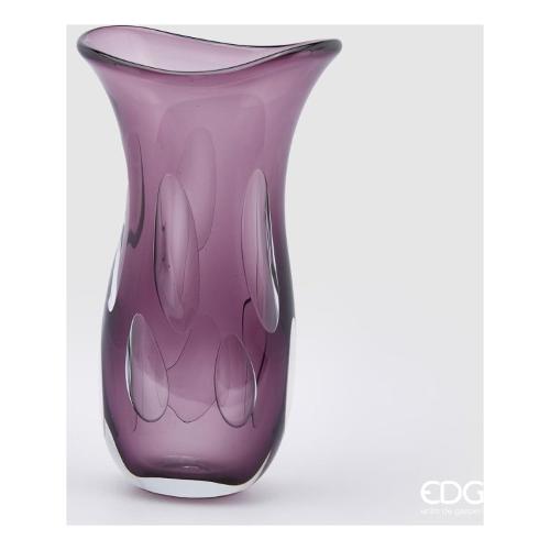 Edg Vaso Vetro (37cm) FLUXUS Rosa 107887 530