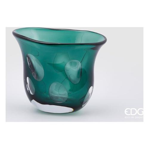 Edg Vaso Vetro (23cm) FLUXUS Verde 107892 700
