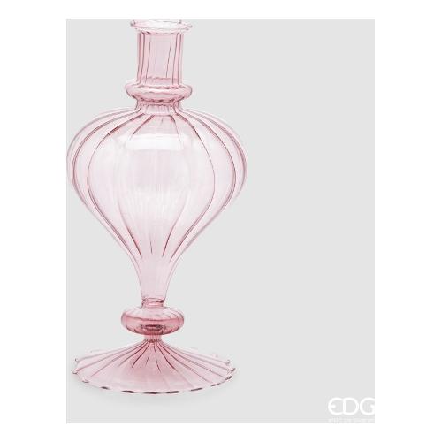Edg Vaso Vetro (16x30cm) MONOFIORE Rosa 1100244 A552