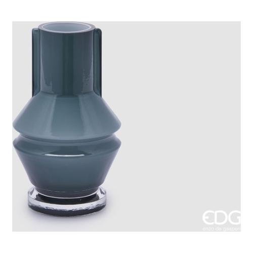 Edg Vaso Vetro (13x21cm) GEOMETRIC Blu 1100277 A788