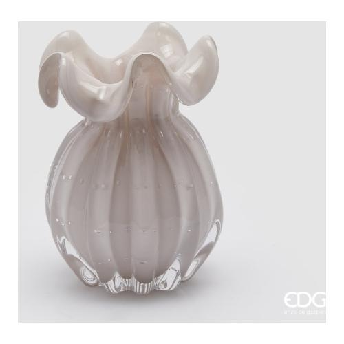 Edg Vaso Vetro (13x17cm) SACCHETTO Malva 1100169 A662