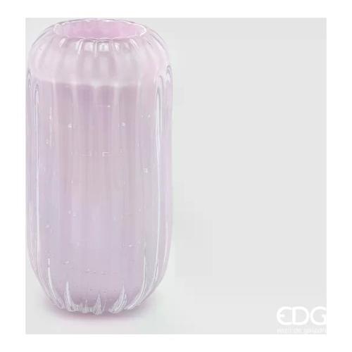 Edg Vaso Vetro (12x24cm) REEF Rosa 1100171 A500