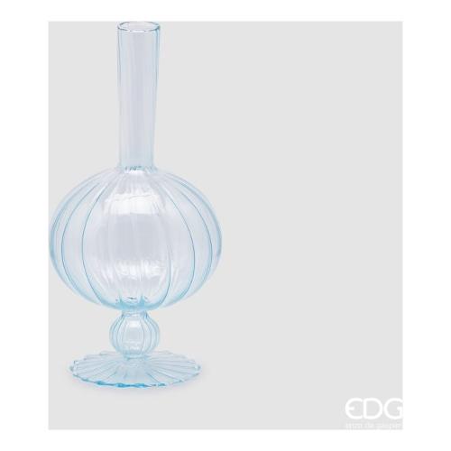 Edg Vaso Vetro (13x26cm) MONOFIORE Azzurro 1100245 A881