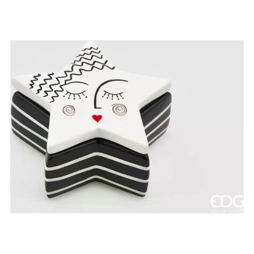 Edg Cofanetto Stella VISAGE Bianco e Nero (11x5,5 cm) 019406 920