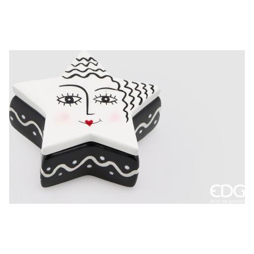 Edg Cofanetto Stella VISAGE Bianco e Nero (9x4 cm) 019407 920