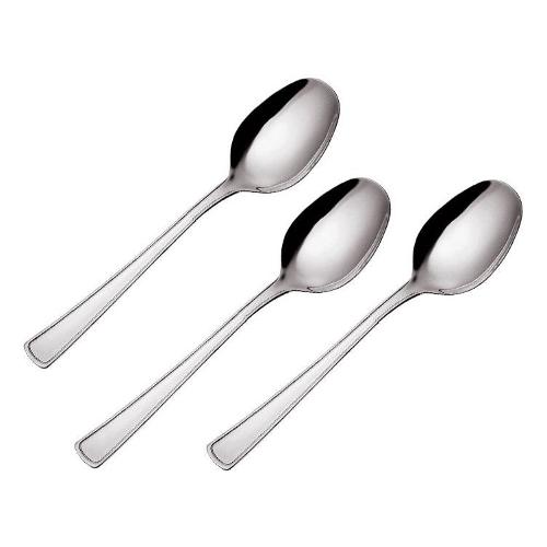 Eme Set cucchiai frutta 3 pz Inox (16,9cm) AMBASSADOR Cromo lucido CVLX80C3