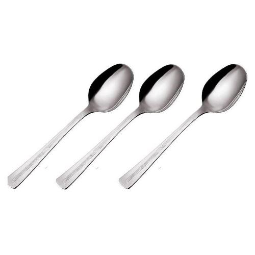 Eme Set cucchiai frutta 3 pz Inox (16,7cm) ELITE Cromo lucido CVLX80C3