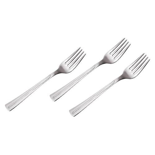 Eme Set forchette frutta 3 pz Inox (16,7cm) ELITE Cromo lucido CVLX70C3
