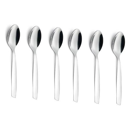 Eme Set cucchiaini caffè 6 pz Inox (14,2cm) SHARK Cromo lucido CVLX90C6
