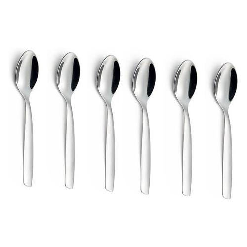 Eme Set cucchiaini caffè 6 pz Inox (11,3cm) SHARK Cromo lucido CVL100C6