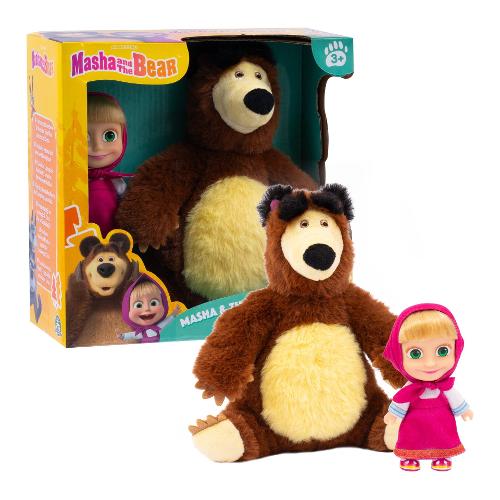 Giochi Preziosi Bambola MASHA E ORSO con peluche 20 cm h.12cm MHA21000 SME