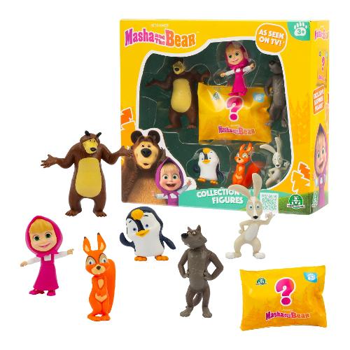 Giochi Preziosi Set personaggi 7 pz MASHA E ORSO MHA23000