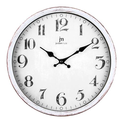 Lowell Orologio da parete (4x28cm) JUSTAMINUTE Bianco anticato 00887TB