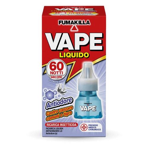 Vape Insetticida ricambio liquido Zanzare Antiodore 60 notti GA2074300