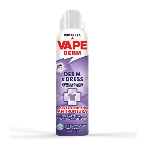Vape Repellente spray per insetti Derm & Dress bomboletta 100 ml GA2028500