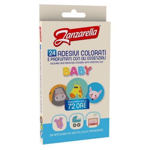 Zanzarella Antizanzare 24 sticker adesivi Baby Decori assortiti GA2062700