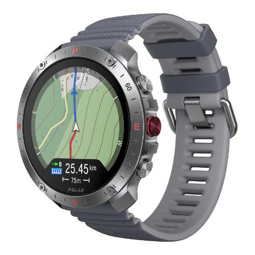 Polar Smartwatch ( AMOLED ) GRIT X2 Pro Silver e Gray 49 mm 900110287